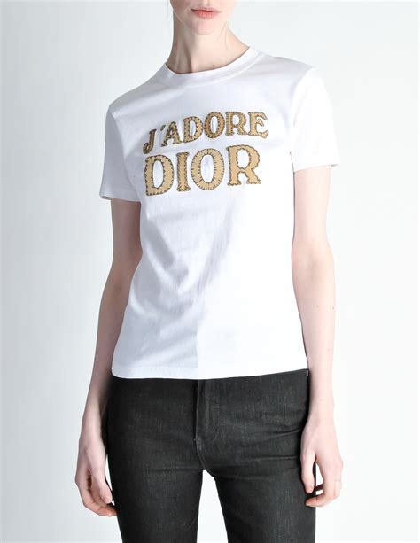 christian dior couture white t shirt|vintage christian dior t shirts.